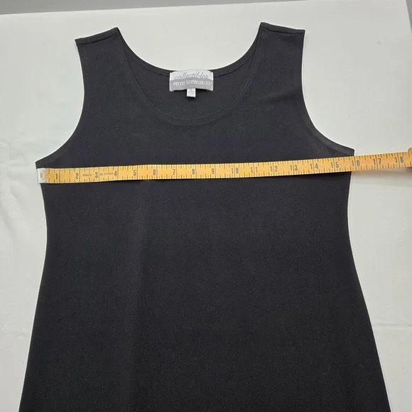 Collectibles Petite Sophisticate Dress Women's Size S  Black Sleeveless - Picture 6 of 10
